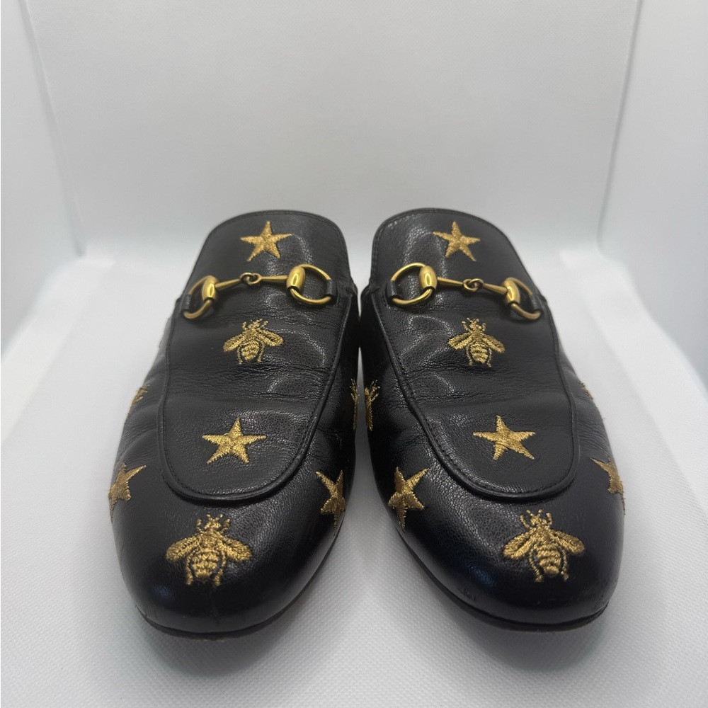 GUCCI PRINCETOWN HORSEBIT LOAFER MULES 36 ½